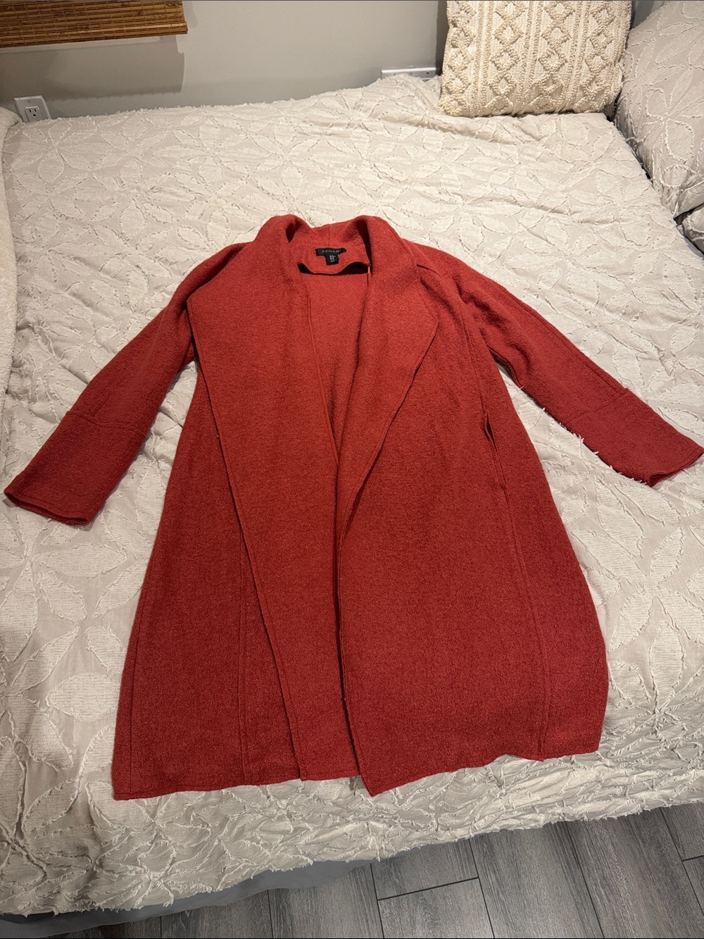 Rust Cardigan Style Jacket - Tahari